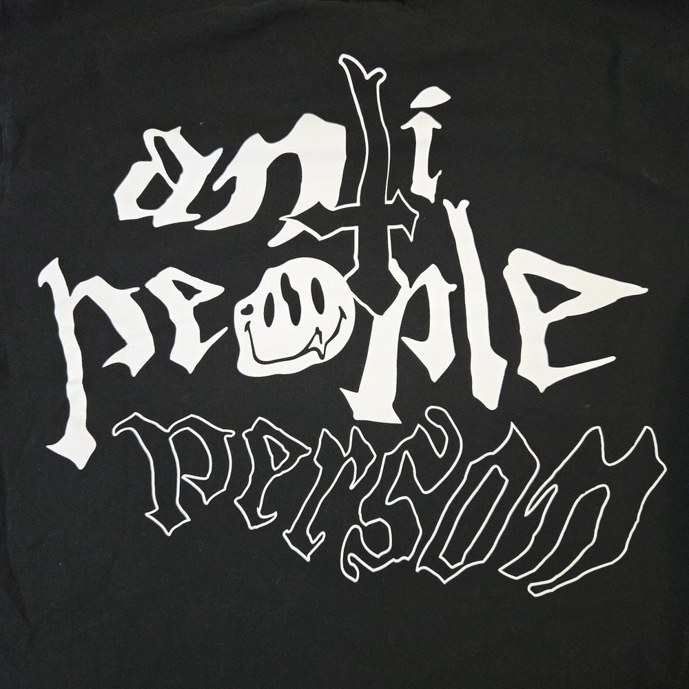 Killstar Anti People Person Short Sleeve‎ Shirt Black Top Women's Size M - Picture 8 of 8
